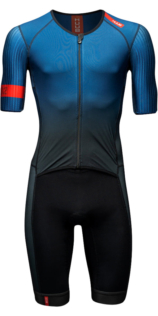 2026 Huub Mens Eternal Aero Tri Suit ETERALCTS - Black / Red